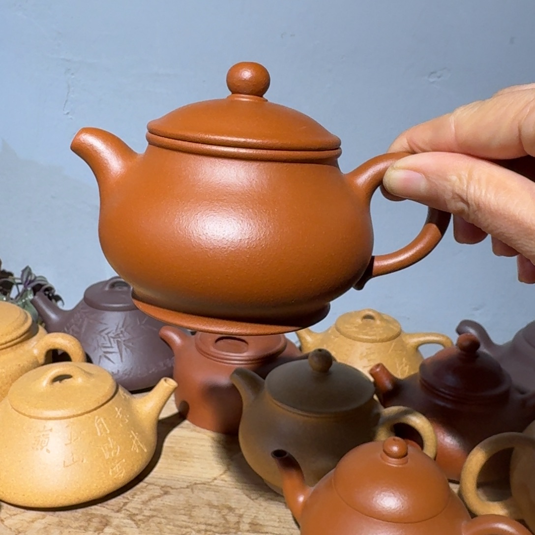 朱泥茶壶150毫升左右