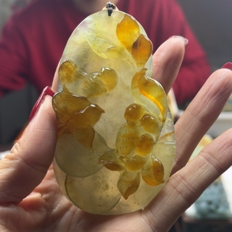 岫玉挂件未镶嵌挂件