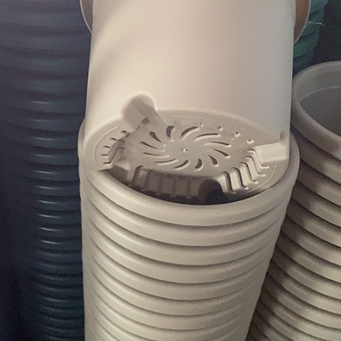 树脂四季3号微瑕灰白无托10个