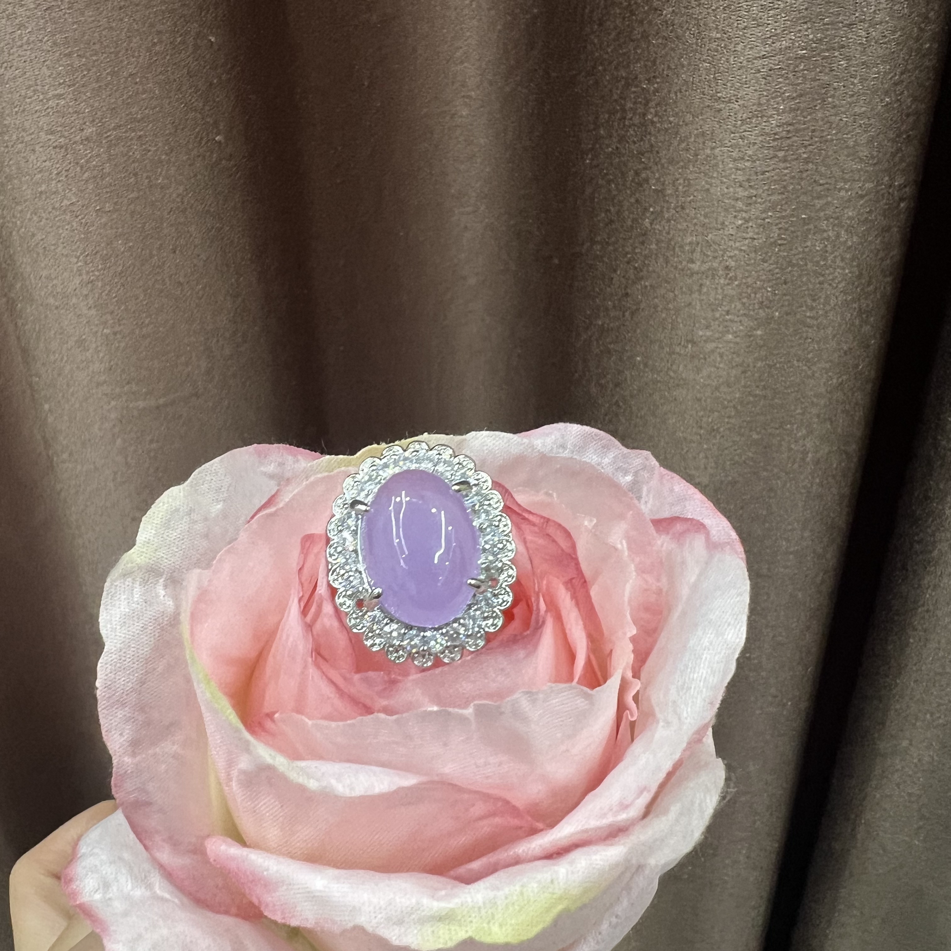 高定珠宝紫翡戒指RX633S058