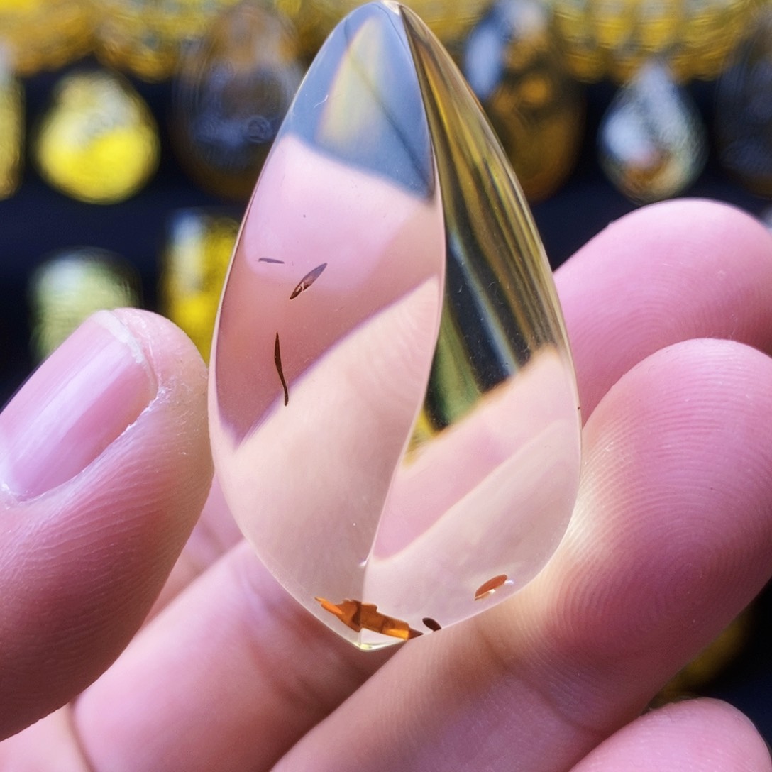 【闪购商品】琥珀（花珀）颈饰未镶嵌琥珀吊坠