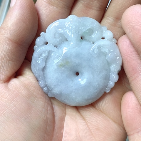 翡翠颈饰未镶嵌天然缅甸翡翠a货