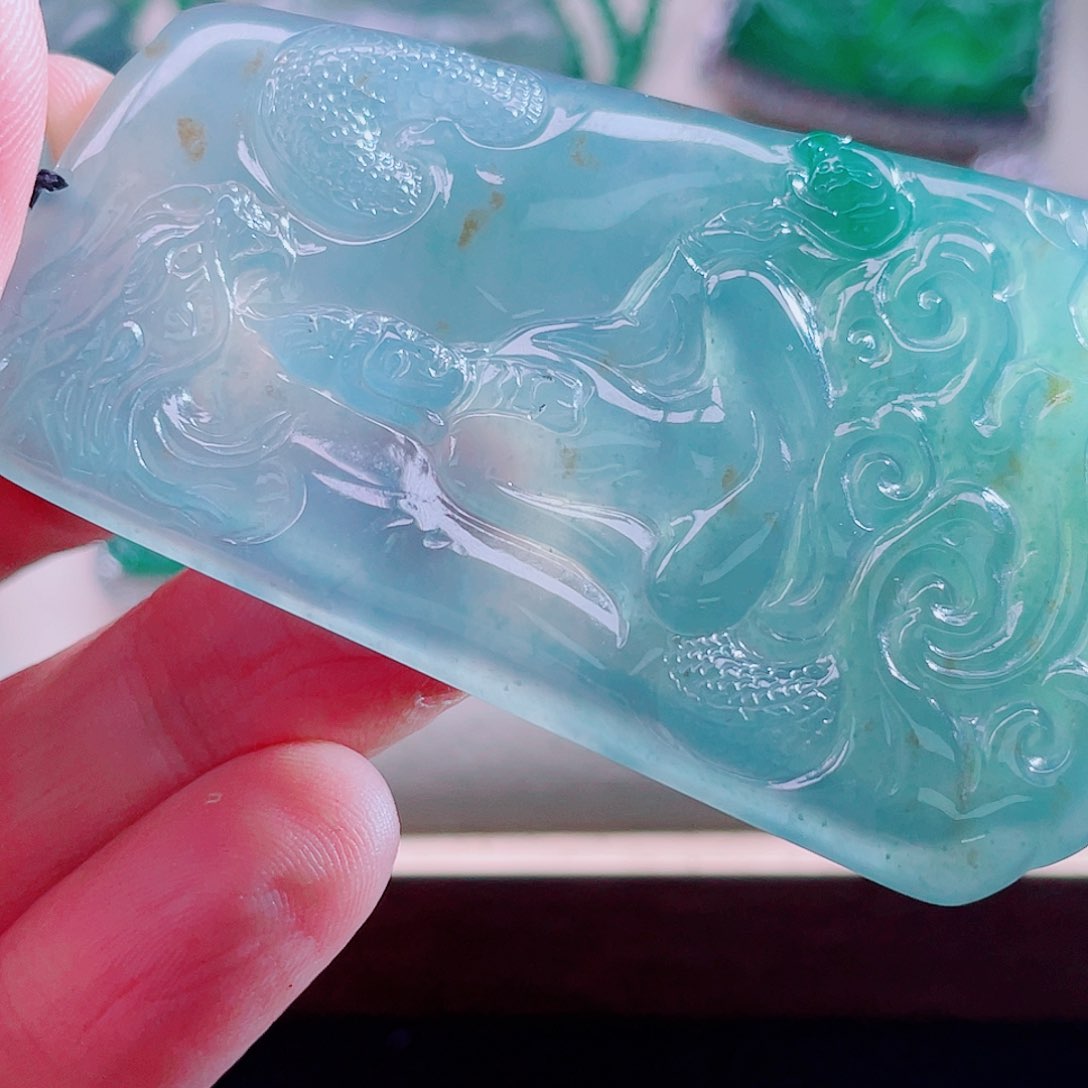 翡翠未镶嵌颈饰85788685289