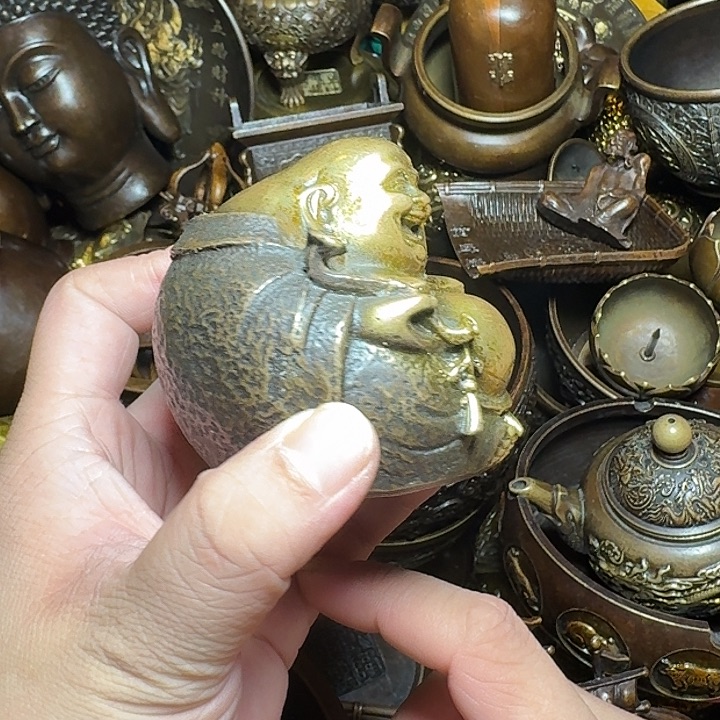 铜器摆件收收藏藏