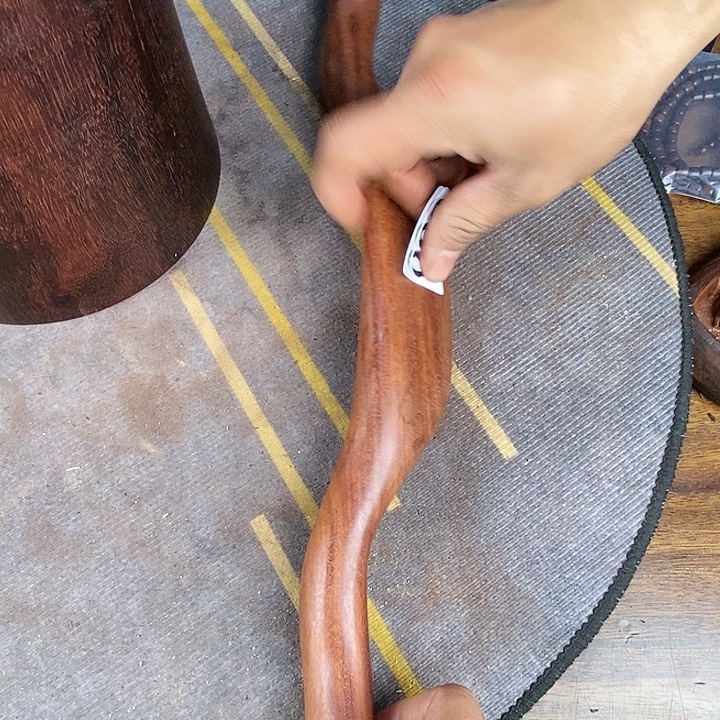 染料紫檀（血檀）三**笑099