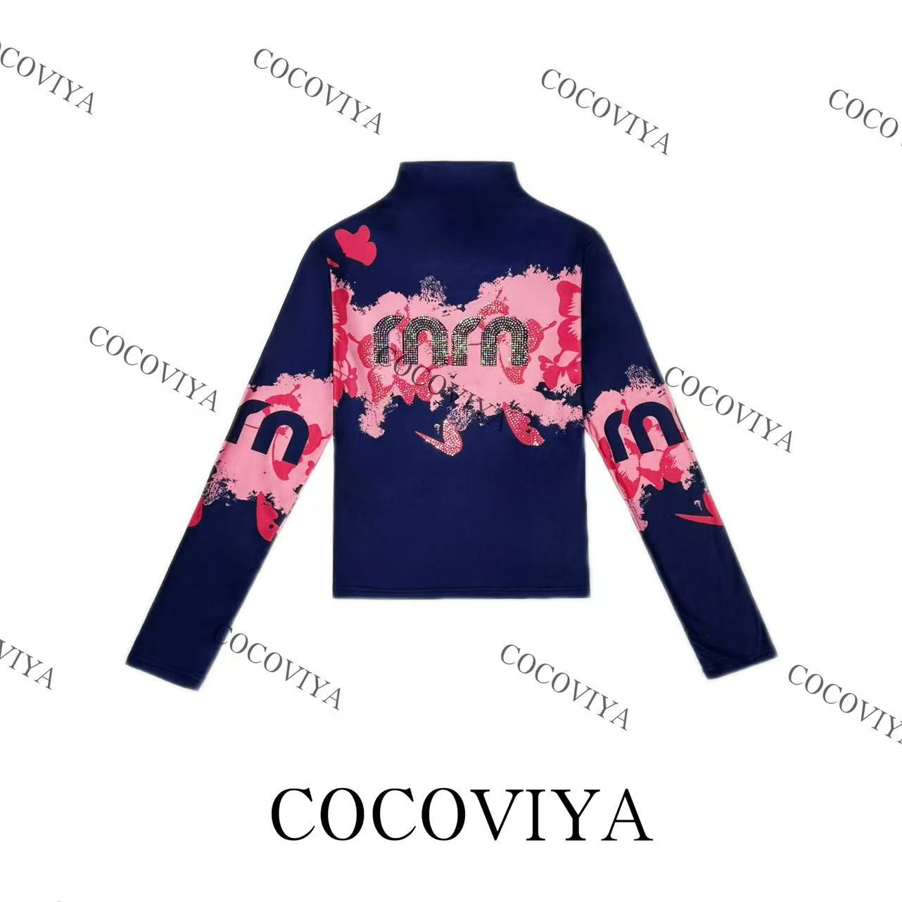 DD 2025 COCOVIYA秋冬潮流轻奢加绒设计百搭时尚休闲上衣26C-1004