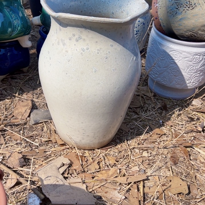 紫砂花盆高度32口21           