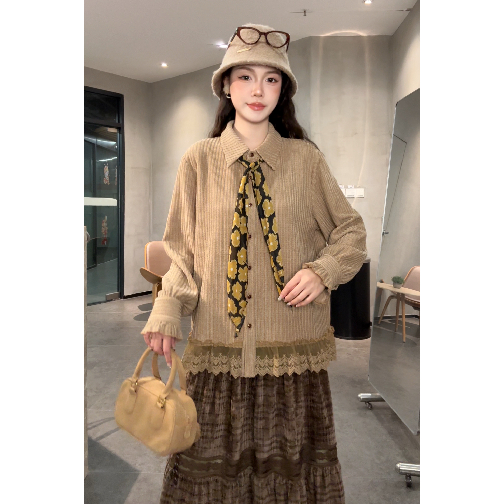 VGVL旻旻衬衫女喜欢上新