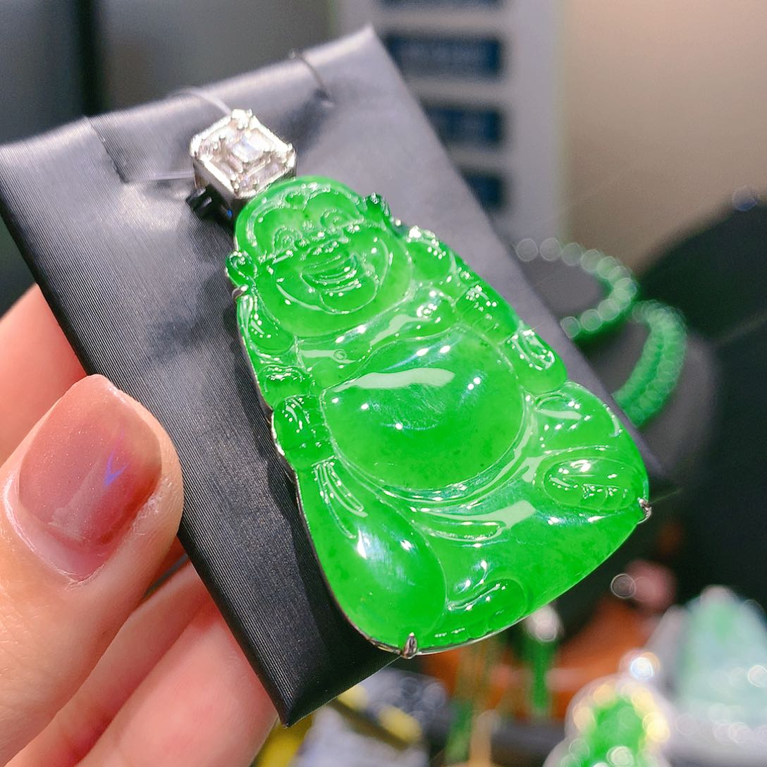 翡翠颈饰银S925镶嵌6甄选qj