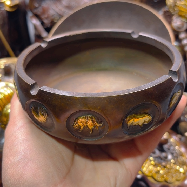 铜器摆件收收藏藏