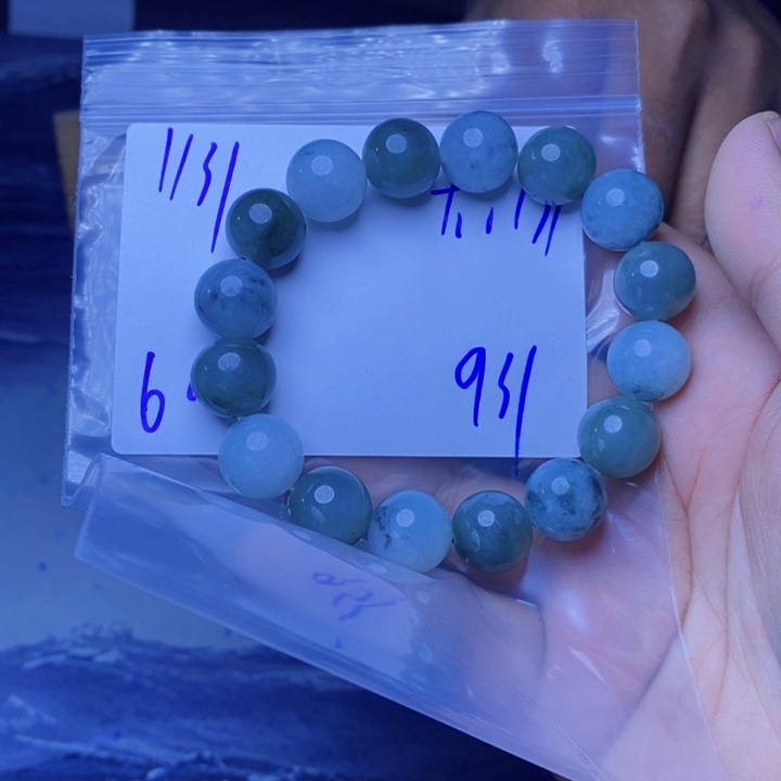 定制翡翠未镶嵌9****1珠串