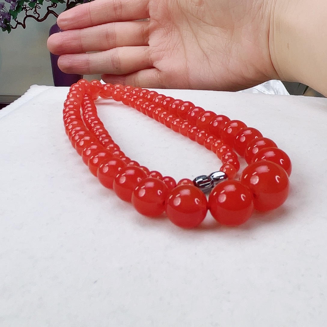 南红玛瑙颈饰未镶嵌南红