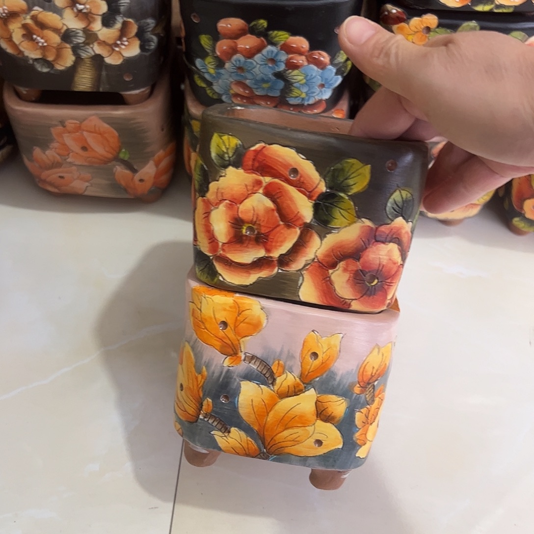 景德镇炫彩手绘口9高10