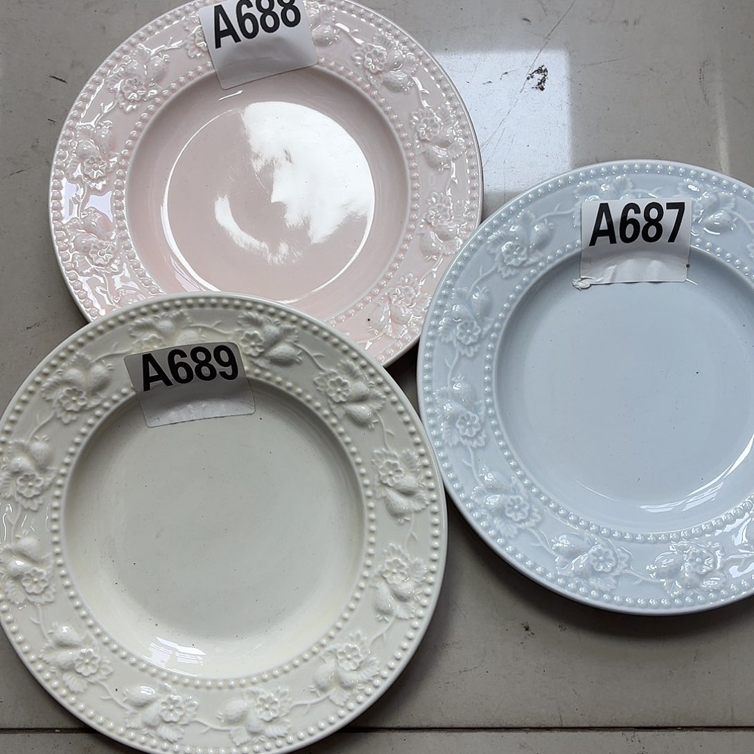 瓷片瑕疵特价陶瓷浅盘