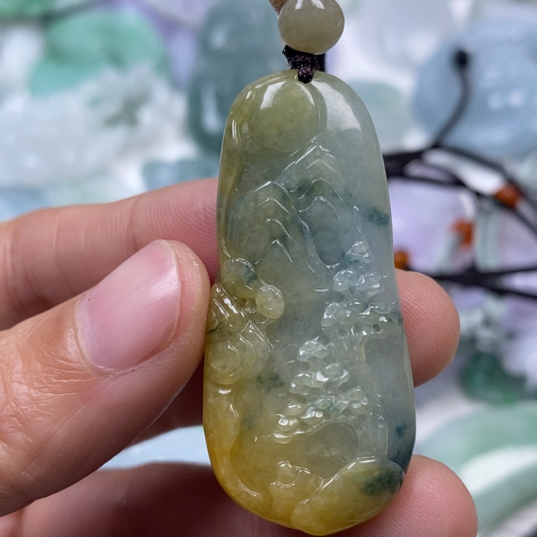 颈饰未镶嵌翡翠翡翠