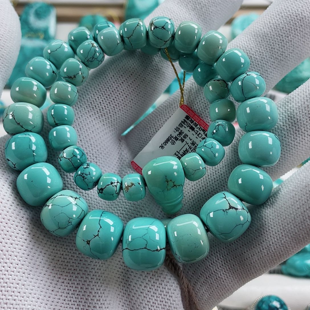 绿松石车挂未镶嵌