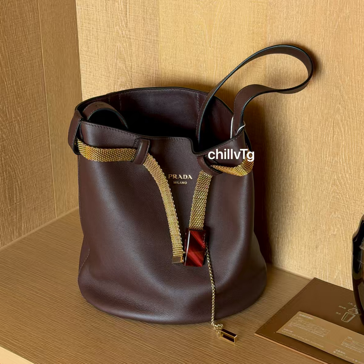 95新 Prada/普拉达 chillvTg /水桶包