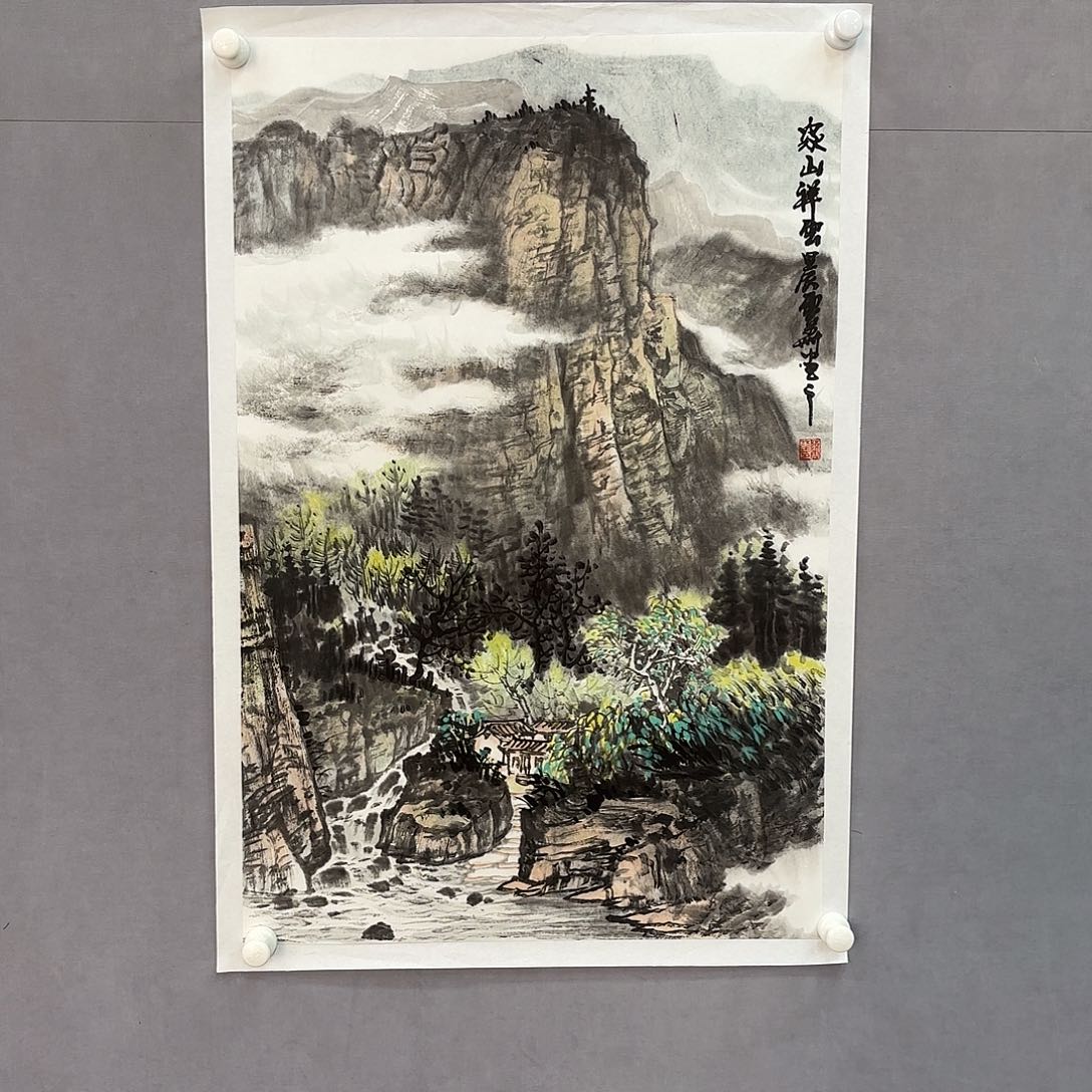 国画亲笔手绘原创