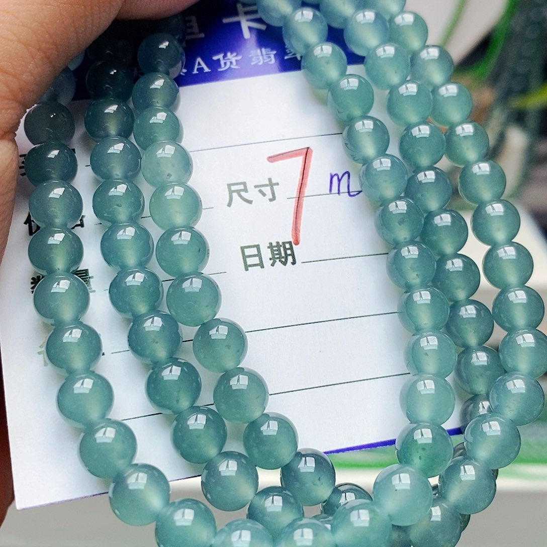 未镶嵌手串翡翠翡翠