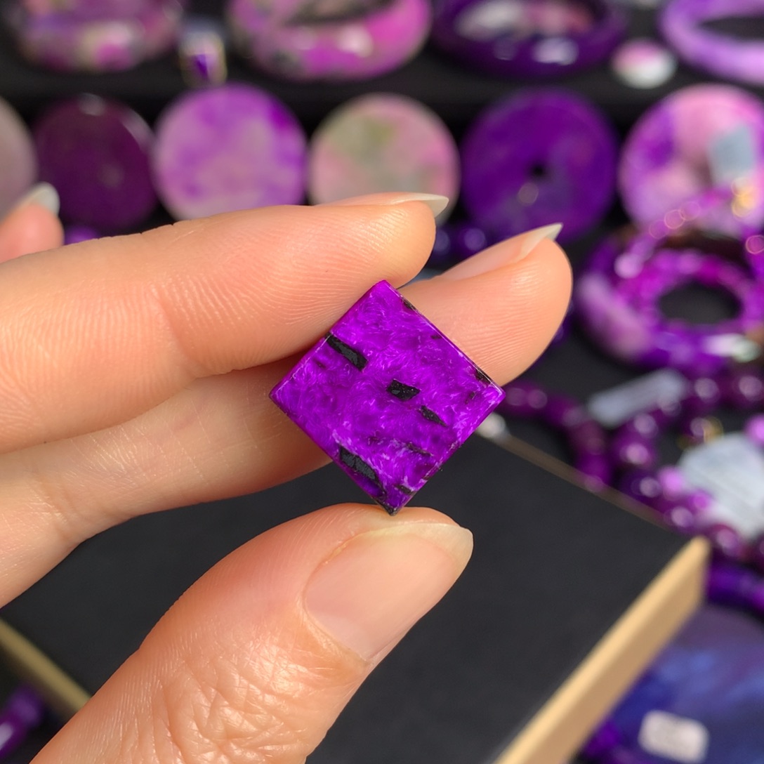 苏纪石（舒俱来）丝绒裸石未镶嵌禅*