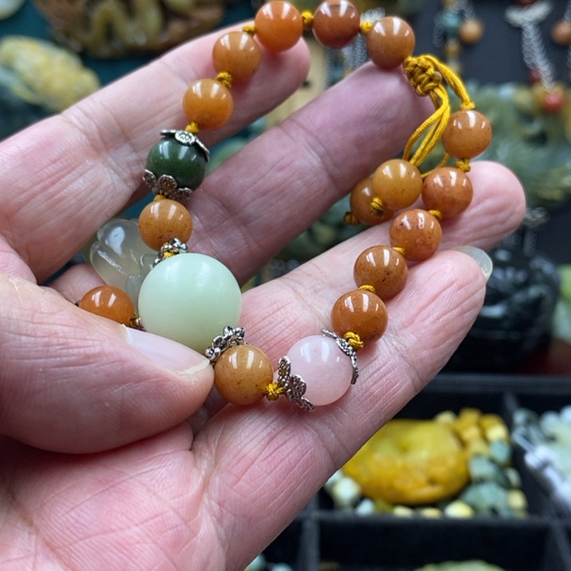 【闪购商品】蛇纹石玉未镶嵌随机发货手链