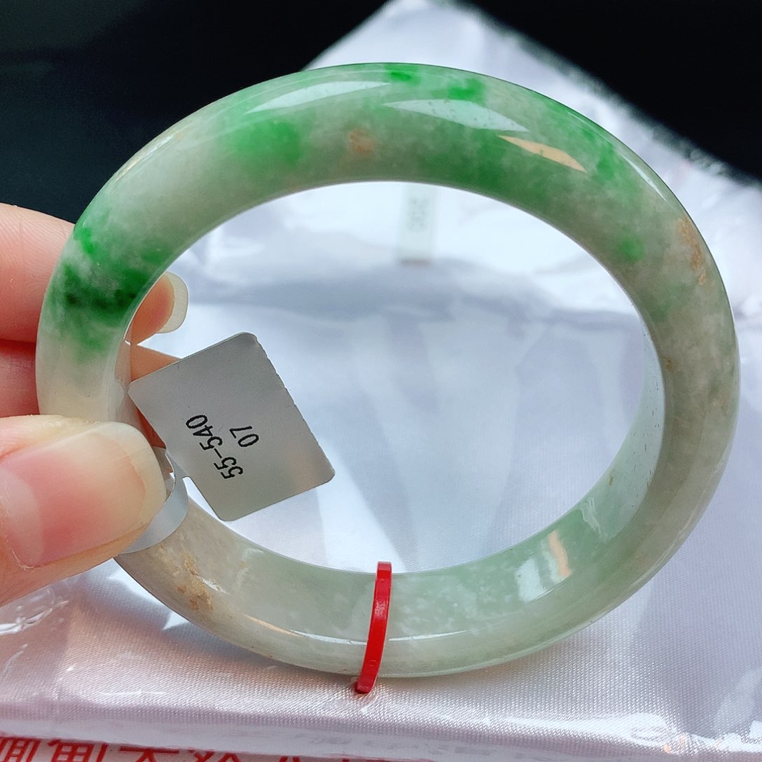 翡翠手镯未镶嵌缅甸天然A货翡翠手镯