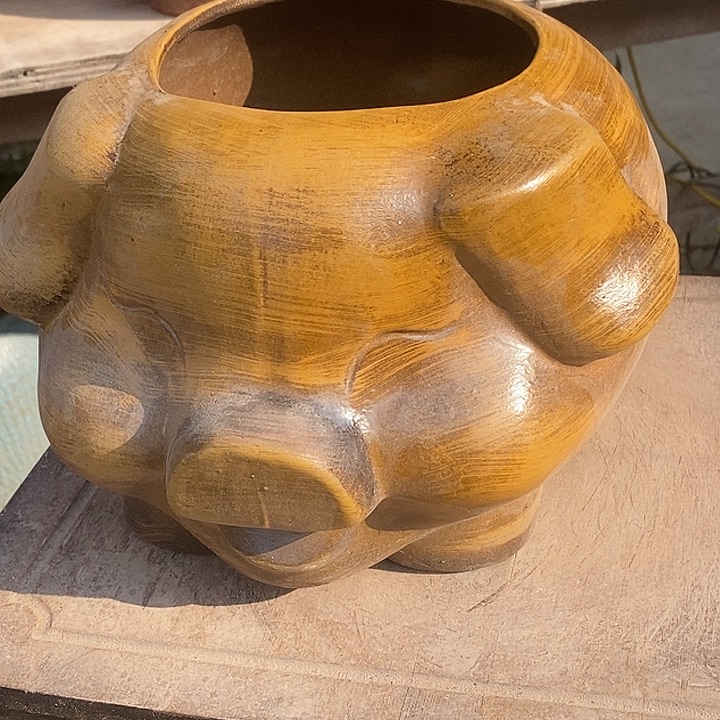 紫砂花盆内12.5 13.5高度16