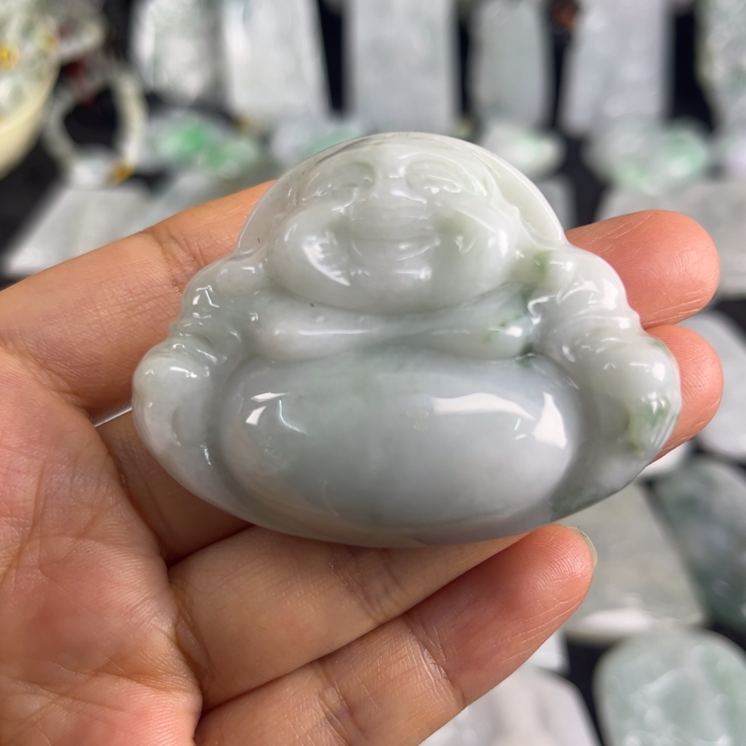 翡翠未镶嵌吊坠(不含链)瑕疵