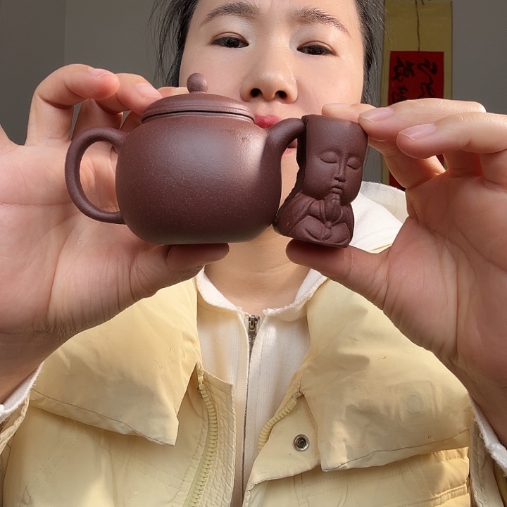 茶壶紫砂紫泥匏尊150cc