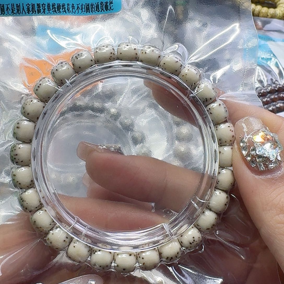 星月菩提手串64尽头半臂大留白河豚星月菩提87桶单圈