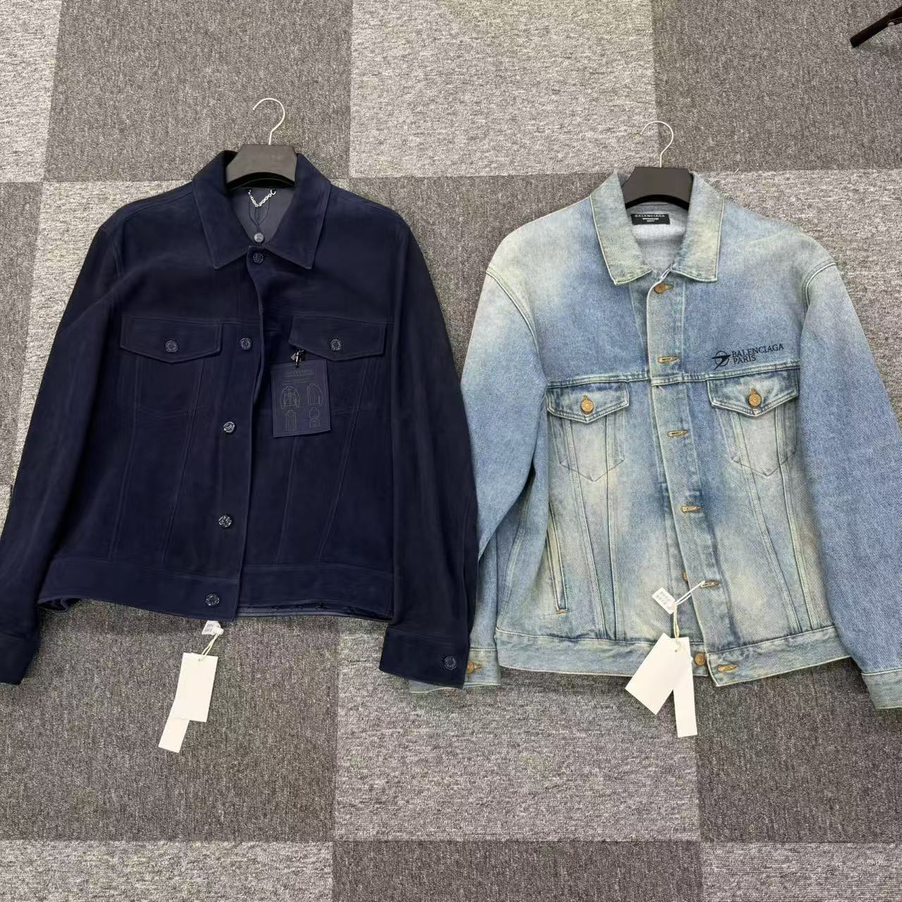 未使用 LouisVuitton/路易威登 麂皮外套10800/巴黎3200打包链接