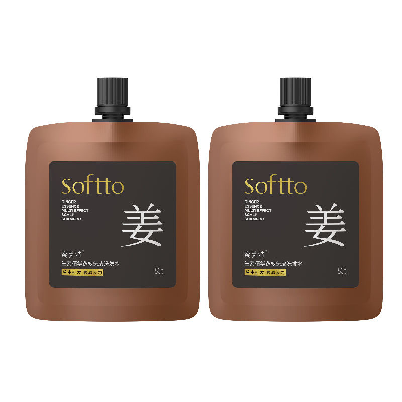 索芙特生姜精华多效头皮洗发水+依克多因vc沐浴露