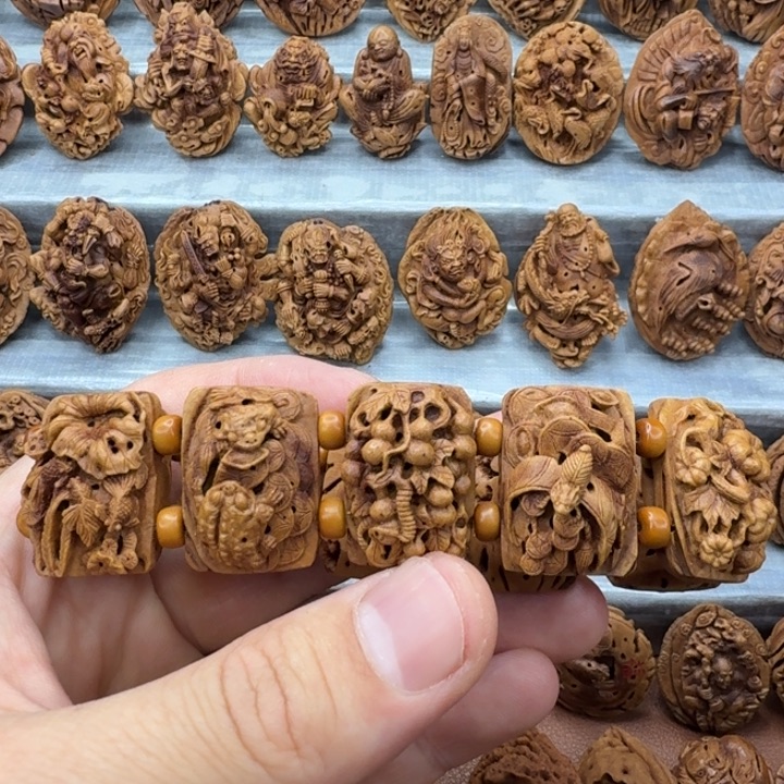 桃核手串桃核材质