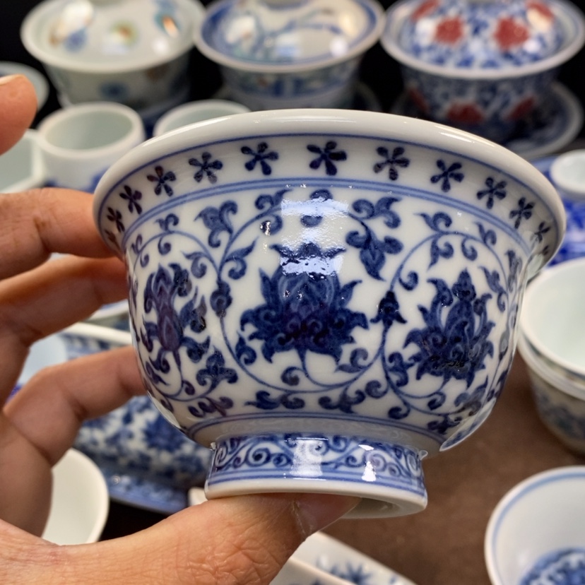 【闪购商品】景德镇青花主人杯