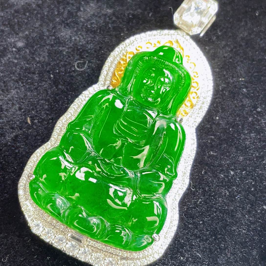 翡翠吊坠(不含链)未镶嵌