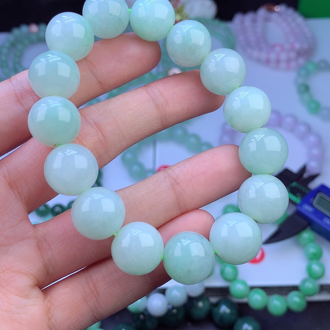 翡翠未镶嵌毛衣链