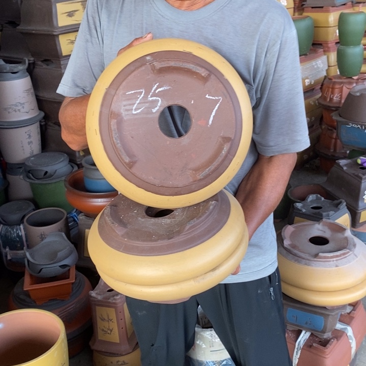 紫砂花盆紫砂花盆