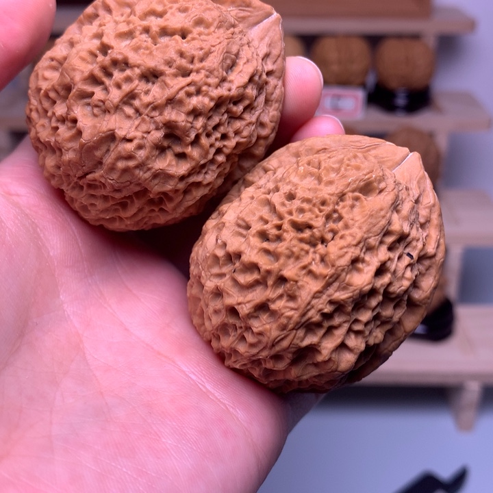 把件文玩核桃4铁狮子47尺76克