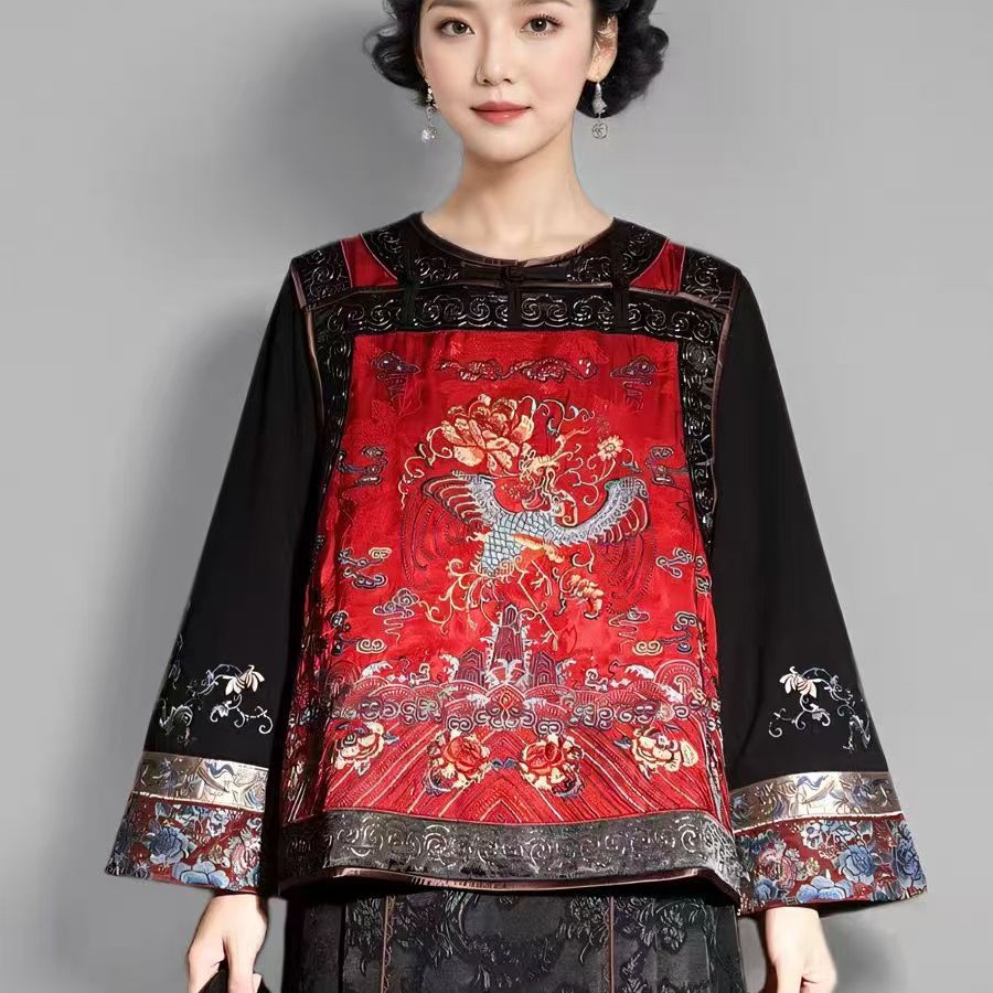 重工刺绣马甲-马甲