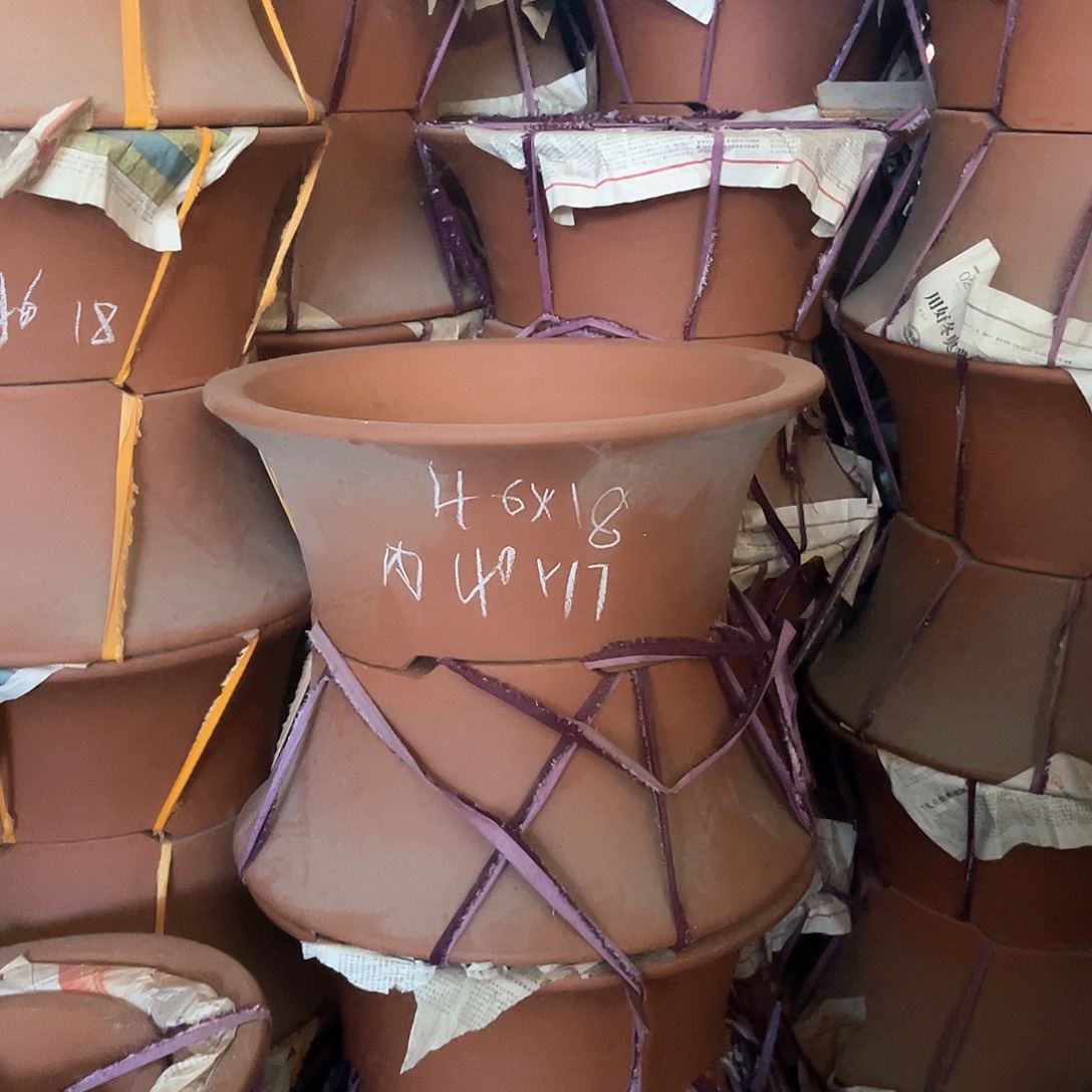 紫砂花盆四角碗盆一个