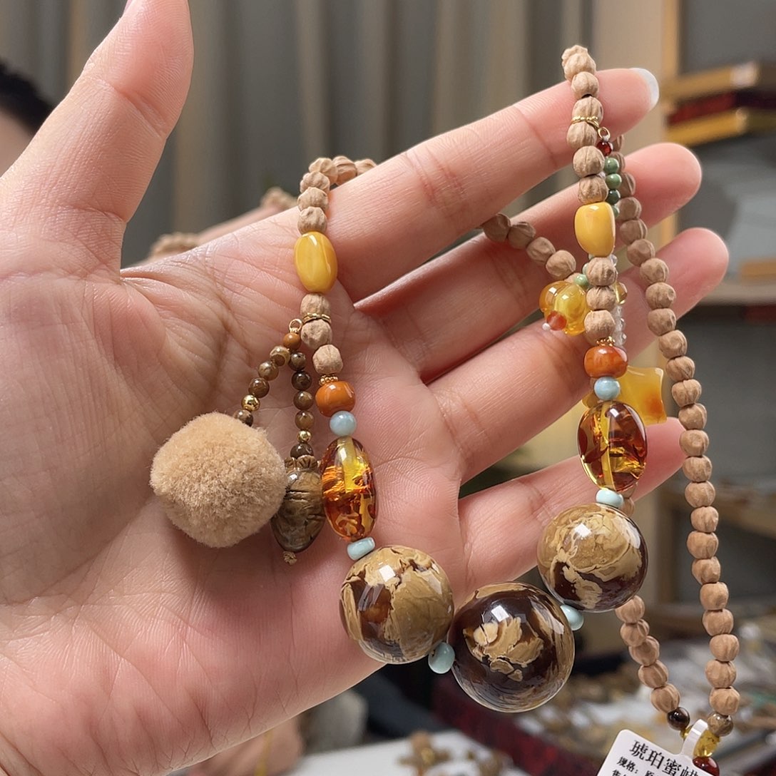 菩提吊坠未镶嵌蜜蜡吊坠