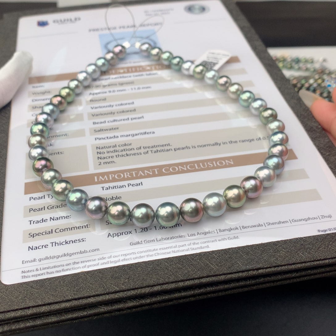 海水珍珠颈饰银S925镶嵌