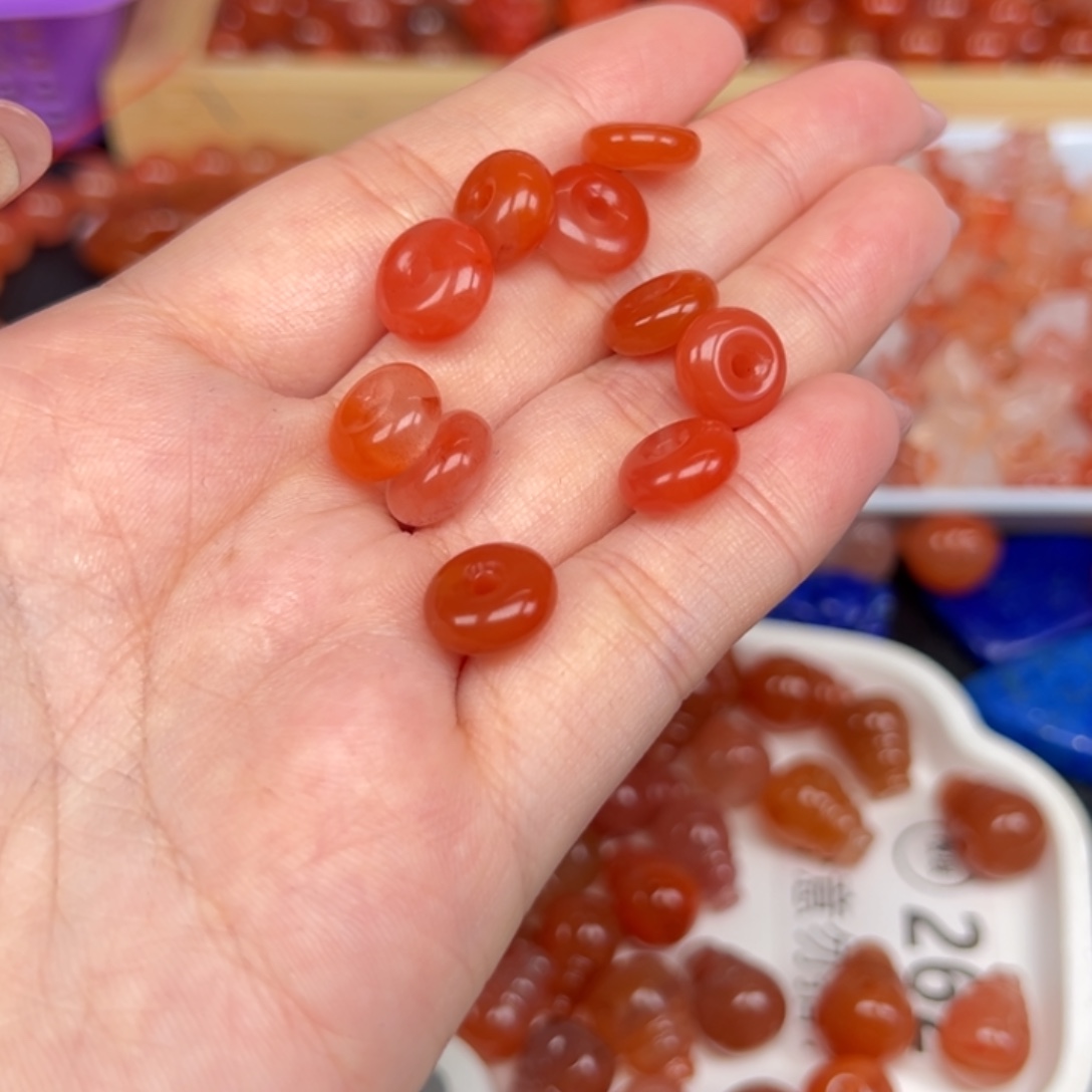 追***上南红玛瑙未镶嵌吊坠(不含链)