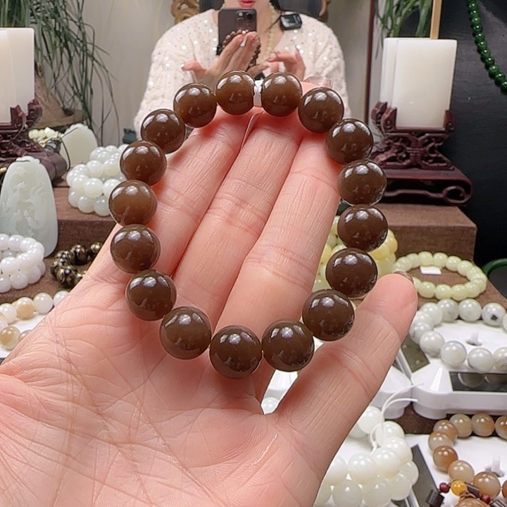 和田玉手链未镶嵌