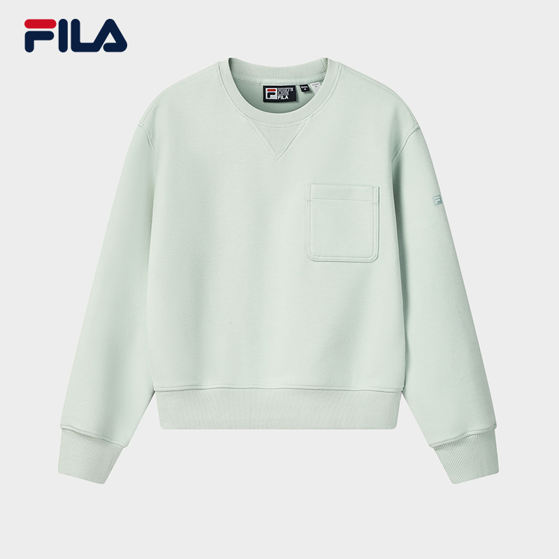 Fila/斐乐2026新款圆领百搭套头衫成人时尚运动卫衣F11W613213F