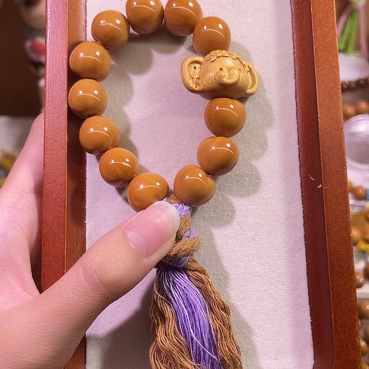 猴头核桃吊坠猴头手持设计款