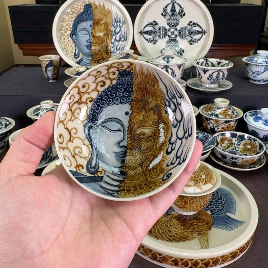 瓷片一念之间普洱杯元经秘旨