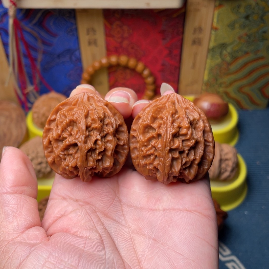 把件文玩核桃38苹果园