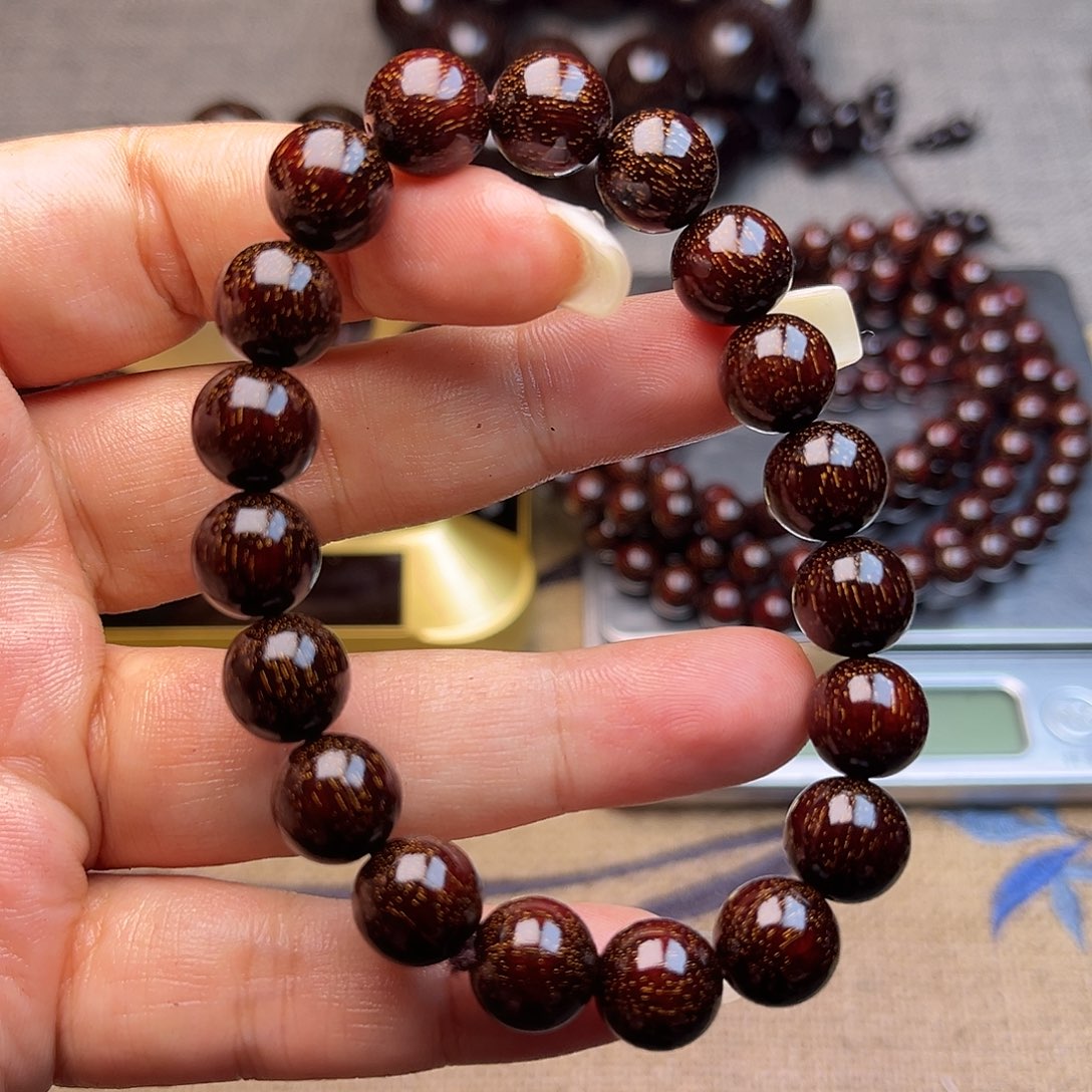 檀香紫檀（小叶紫檀）1.0 19颗爆星