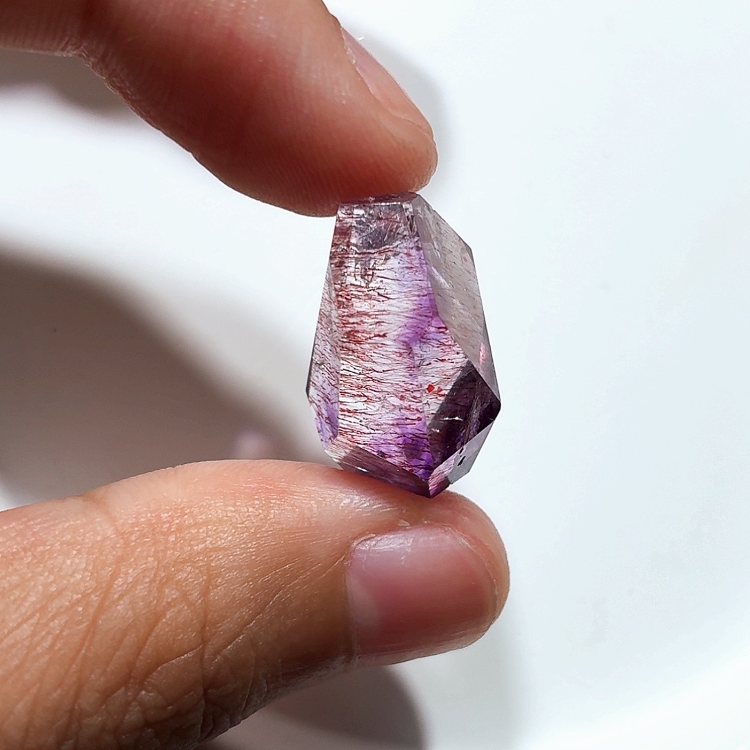 水晶珠宝半成品未镶嵌超七